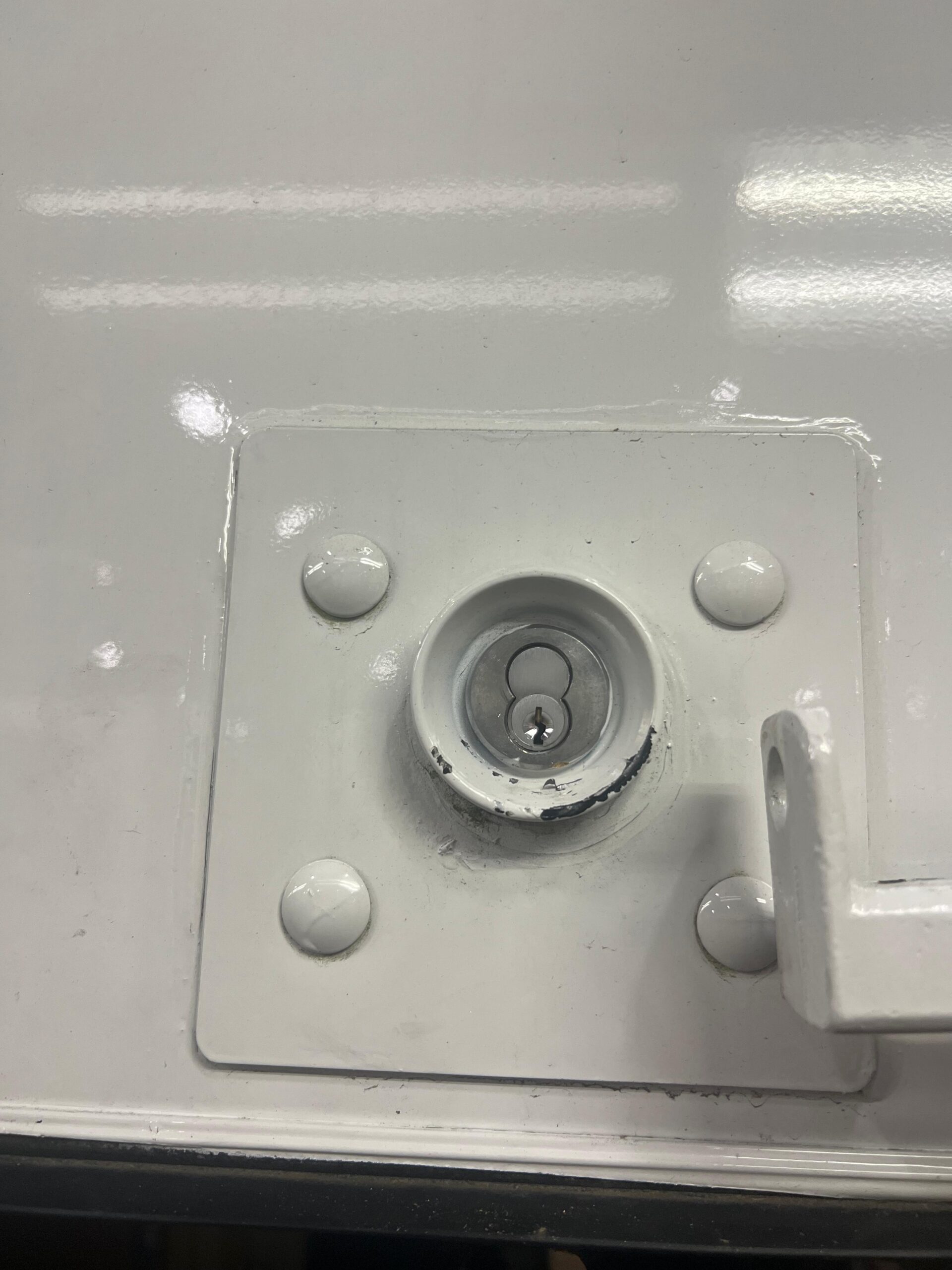 Locksmith on a commercial call in Four Corners, Florida
